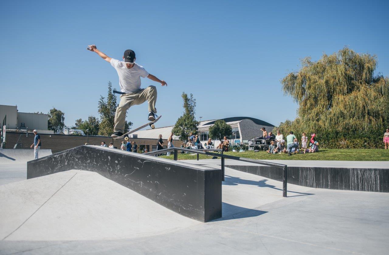 Vernieuwde skatepark Colombasite